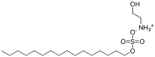 (2-hydroxyethyl)ammonium hexadecyl sulphate  结构式