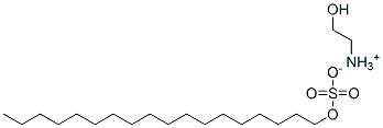 (2-hydroxyethyl)ammonium octadecyl sulphate  结构式