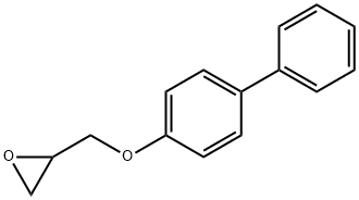 2-((1,1’-biphenyl-4-yloxy)methyl)-oxiran 结构式