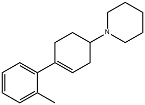 1-[4-(o-Tolyl)-3-cyclohexenyl]piperidine 结构式