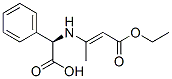(R)-[(3-ethoxy-1-methyl-3-oxoprop-1-enyl)amino]phenylacetic acid 结构式