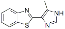 Benzothiazole, 2-(5-methyl-1H-imidazol-4-yl)- (9CI) 结构式