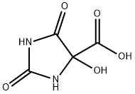 4-Imidazolidinecarboxylic acid, 4-hydroxy-2,5-dioxo- 结构式