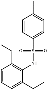 N-(2,6-二乙基苯基)-4-甲基苯磺酰胺 结构式
