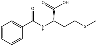 N-苯甲酰-DL-蛋氨酸 结构式