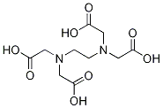 Ethylenediamine-N,N,N’,N’-tetraacetic Acid-13C4 结构式