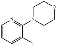 4-(3-碘-2-吡啶基-吗啉 结构式