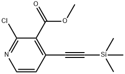 Methyl2-chloro-4-((trimethylsilyl)ethynyl)nicotinate