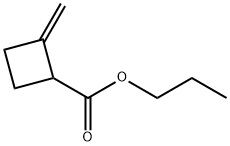 Cyclobutanecarboxylic acid, 2-methylene-, propyl ester (9CI) 结构式