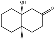 8a-hydroxy-4a-methyl-decalin-2-one 结构式