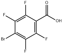 4-溴-2,3,5,6-四氟苯甲酸 结构式