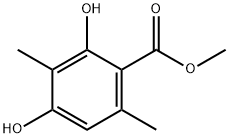 2,4-二羟基-3,6-二甲基苯甲酸甲酯 结构式