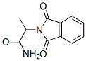 2H-Isoindole-2-acetamide, 1,3-dihydro-alpha-methyl-1,3-dioxo-, (+-)- 结构式