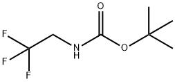 Carbamic acid, (2,2,2-trifluoroethyl)-, 1,1-dimethylethyl ester (9CI) 结构式