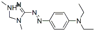3-[[4-(diethylamino)phenyl]azo]-1,4-dimethyl-1H-1,2,4-triazolium 结构式