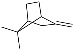 Bicyclo2.2.1heptane, 7,7-dimethyl-2-methylene- 结构式