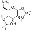 6-AMINO-6-DEOXY-1,2:3,4-DI-O-ISOPROPYLIDENE-D-GALACTOPYRANOSIDE 结构式