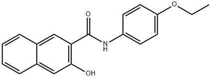 N-(4-乙氧基苯基)-3-羟基-2-萘甲酰胺 结构式