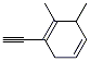 1,4-Cyclohexadiene, 1-ethynyl-2,3-dimethyl- (9CI) 结构式