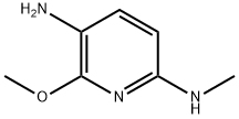 6-甲氧基-N2-甲基吡啶-2,5-二胺 结构式