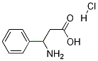 Benzenepropanoic acid, b-aMino-, hydrochloride 结构式