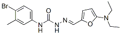 Hydrazinecarboxamide,  N-(4-bromo-3-methylphenyl)-2-[[5-(diethylamino)-2-furanyl]methylene]- 结构式