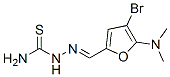 Hydrazinecarbothioamide,  2-[[4-bromo-5-(dimethylamino)-2-furanyl]methylene]- 结构式