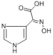 1H-Imidazole-4-aceticacid,alpha-(hydroxyimino)-(9CI) 结构式