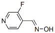 4-Pyridinecarboxaldehyde,3-fluoro-,oxime(9CI) 结构式