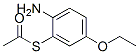 Ethanethioic acid, S-(2-amino-5-ethoxyphenyl) ester (9CI) 结构式