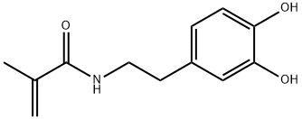 3-甲基丙烯酰多巴胺 结构式