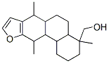1,2,3,4,4a,5,6,6a,7,11,11a,11b-Dodecahydro-4,7,11-trimethylphenanthro[3,2-b]furan-4-methanol 结构式