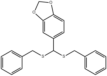 PIPERONAL, DIBENZYL MERCAPTAL 结构式