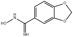 3,4-(甲二氧基)苯甲酰胺肟 结构式