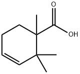 1,2,2-Trimethyl-3-cyclohexene-1-carboxylic acid 结构式