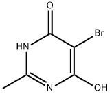 2-甲基-5-溴-4,6-二羟基嘧啶 结构式