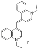 1,1'-二乙基-4,4'-碘化氰 结构式