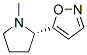 Isoxazole, 5-[(2S)-1-methyl-2-pyrrolidinyl]- (9CI) 结构式