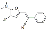 Benzeneacetonitrile,  -alpha--[[4-bromo-5-(dimethylamino)-2-furanyl]methylene]- 结构式