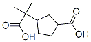 2-(3-carboxycyclopentyl)-2-methylpropionic acid 结构式