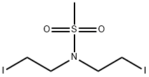 N,N-Bis(2-iodoethyl)methanesulfonamide 结构式