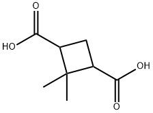 2,2-二甲基环丁烷-1,3-二羧酸 结构式