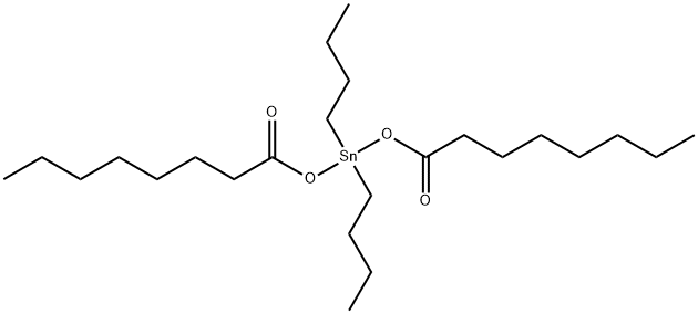 dibutylbis(octanoyloxy)stannane  结构式