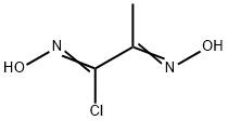 N-Hydroxy-2-(hydroxyimino)propanimidoyl chloride 结构式