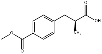 L-Phenylalanine, 4-(methoxycarbonyl)- (9CI) 结构式