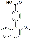 4-(2-Methoxynaphthalen-1-yl)benzoic acid 结构式