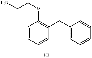 [2-(2-苄基苯氧基)乙基]胺盐酸盐 结构式