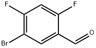 5-溴-2,4-二氟苯甲醛 结构式