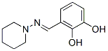 1,2-Benzenediol, 3-[(1-piperidinylimino)methyl]- (9CI) 结构式