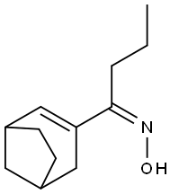 1-Butanone,1-bicyclo[3.2.1]oct-2-en-3-yl-,oxime(9CI) 结构式